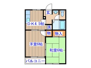 ベルメゾン小豆田の物件間取画像